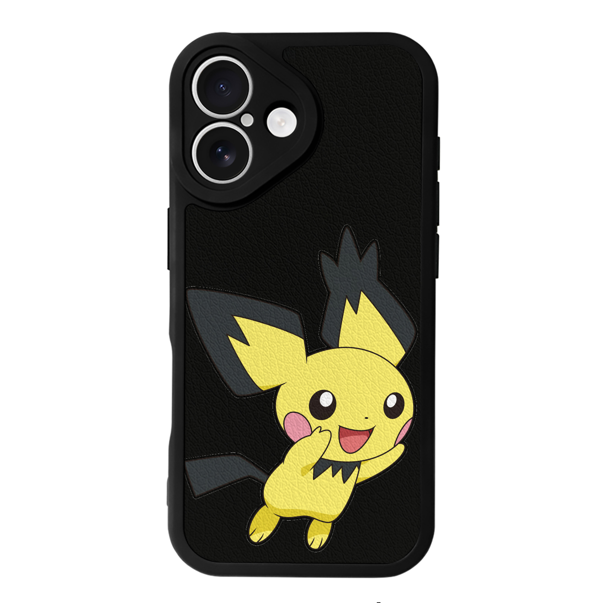 （画像用） ポケットモンスター Pokémon 【iPhone 16シリーズ対応】シリコンスマホケース（レザー調） 材質：シリコン